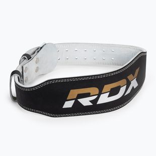 RDX Belt 4  Leder Gewichthebergürtel schwarz WBS-4RB