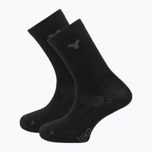 TEKO Ecobaseliner 1.0 Merino-Trekkingsocken 2 Paar schwarz
