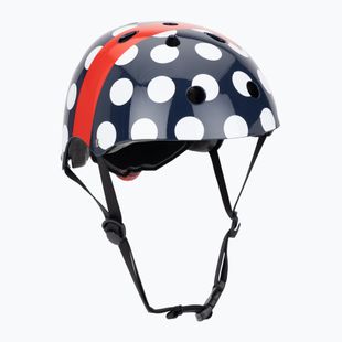 Hornit PolkaDot Kinderfahrradhelm navy/weiß/rot