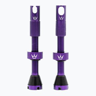 Peaty's X Chris King MK2 Presta Tubeless-Ventilsatz 42 mm violett