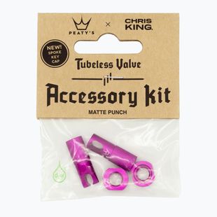 Peaty'S X Chris King Mk2 Tubeless-Ventile Zubehör-Kit rosa 83803