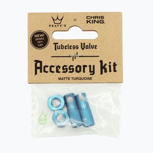 Peaty'S X Chris King Mk2 Tubeless-Ventile Zubehör-Kit blau 83807