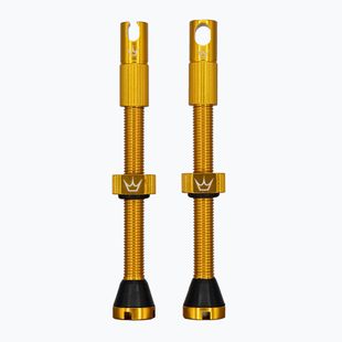 Peaty's X Chris King MK2 Presta Tubeless-Ventile Satz 60 mm gold