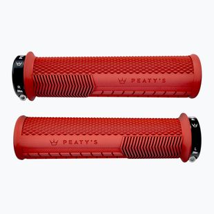 Peaty's Monarch Knurl Thin Lenker Griffe rot