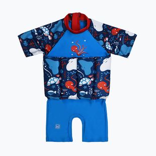 Schwimmanzug für Anfänger Kinder Splash About Sleeved Floatsuit sea life