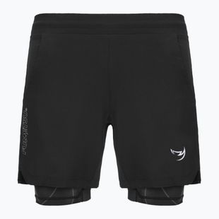 Trainingsshorts Herren FUMETSU Icon Dual Layer Training black