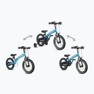 Kinderfahrrad Qplay Miniby 3in1 blau