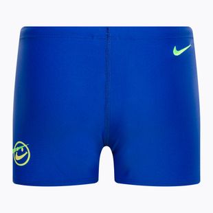 Nike Multi Logo Square Leg Kinder-Badehose blau NESSD042-494