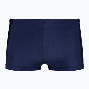 Herren Nike Logo Square Badeshorts midnight navy