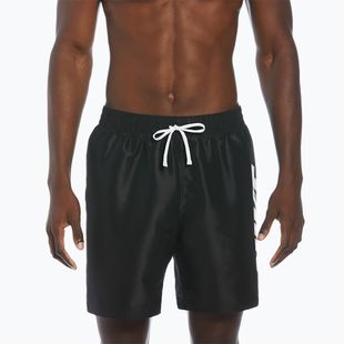 Herren Nike Big Block 7" Volley Badeshorts schwarz