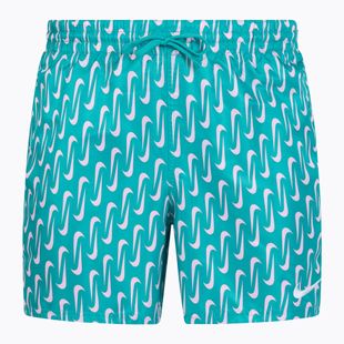 Badeshorts Badehosen Herren Nike Swoosh Link 5" Volley dusty cactus