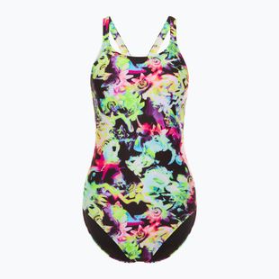 Einteiliger Schwimmanzug Damen Nike Hydrastrong Multi Print Fastback rainbow
