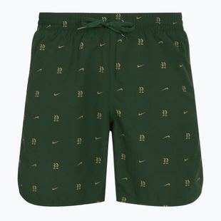 Herren Nike Luxe Letter 7" Volley Tanne Badeshorts