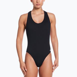 Nike Elevated Essential Crossback Damen Badeanzug einteilig schwarz