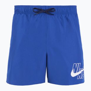 Herren Nike Logo Solid 5" Volley Spiel Royal Badeshorts