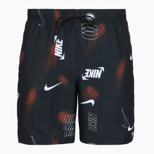 Herren-Badeshorts Nike Multi Print 7" Volley black