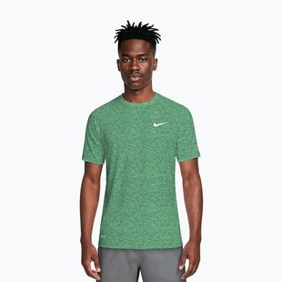 Herren-Schwimmshirt Nike Heather Hydroguard malachite