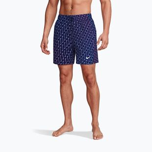 Herren-Badeshorts Nike Breaker Swoosh 5" Volley midnight navy