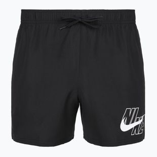Herren-Badeshorts Nike Lap Logo 5" Volley black