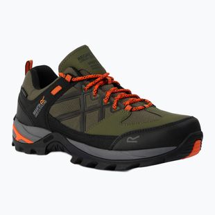 Herren-Trekkingstiefel REGATTA Samaris III Low cypress green/blaze orange