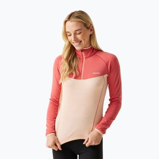 Sweatshrit Hoodie Trekking Damen REGATTA Hepley mineral red/peach Paarfait marl