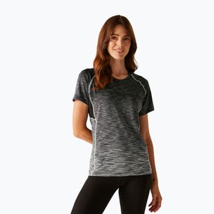 Damen-T-Shirt REGATTA Laxley II schwarz ombre