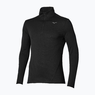 Lauf-Langarmshirt für Herren Mizuno Tech Thermal Charge Breath Thermo Half Zip Long Sleeve Tee black