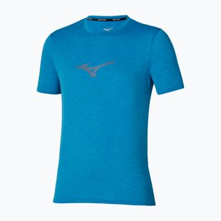 Herren-Laufshirt Mizuno Core Runbird Short Sleeve Tee blue jewel