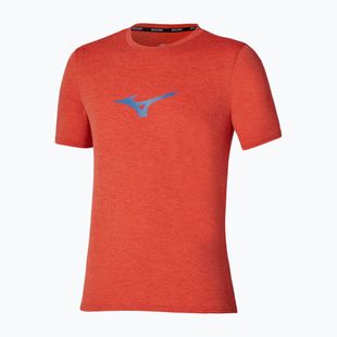 Herren-Laufshirt Mizuno Core Runbird Short Sleeve Tee orange