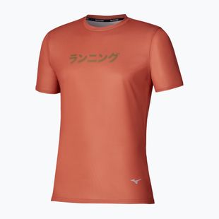 Herren-Laufshirt Mizuno Core Graphic Short Sleeve ginger