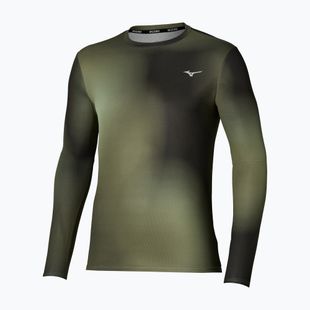 Lauf-Langarmshirt für Herren Mizuno Core Graphic Long Sleeve Tee Forest Night
