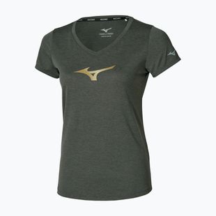 Damen-Laufshirt Mizuno Core Runbird Forest Night