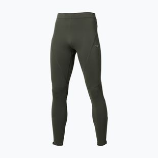 Laufleggings für Herren Mizuno Active Warmalite Long Tight forest night