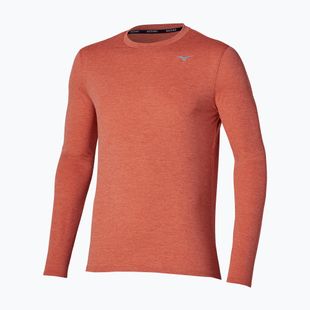 Lauf-Langarmshirt für Herren Mizuno Core Impulse Long Sleeve Tee ginger