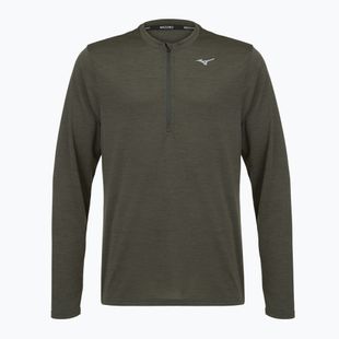 Laufsweatshirt für Herren Mizuno Core Impulse Half Zip Long Sleeve Tee forest night