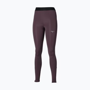 Damenlaufleggings Mizuno Core Impulse Long Tight raisin