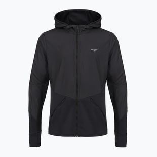 Laufjacke für Herren Mizuno Active Warmalite Hybrid Full Zip Hooded Long Sleeve Top black
