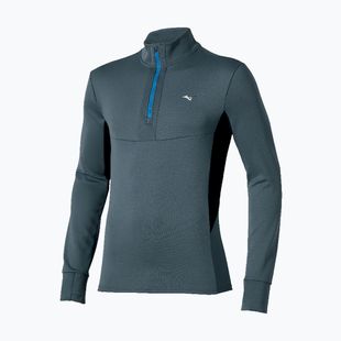 Laufsweatshirt für Herren Mizuno Active Warmalite Half Zip Long Sleeve Top dark slate