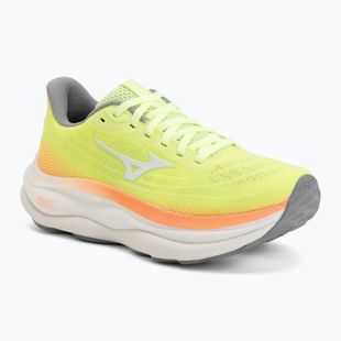 Laufschuhe für Damen Mizuno Wave Sky 9 lime pulp/white/flamingo coral