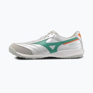 Fußballschuhe Mizuno Morelia Sala Pro TF white/arcadia/lava orange