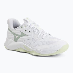 Damen-Volleyballschuhe Mizuno Wave Momentum Pro white/aqua gray/ambrosia