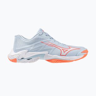 Damen-Volleyballschuhe Mizuno Wave Lightning Elite blue finch/white/lava orange