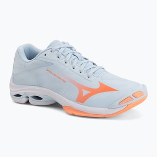 Damen-Volleyballschuhe Mizuno Wave Lightning Pro blue finch/lava orange/flamingo coral