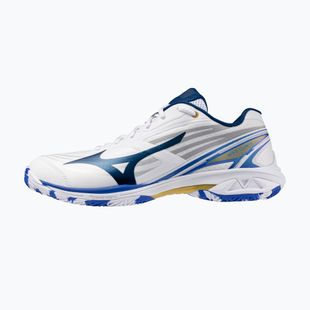 Damen-Badmintonschuhe Mizuno Wave Claw 4 white/dazzling blue/stargazer