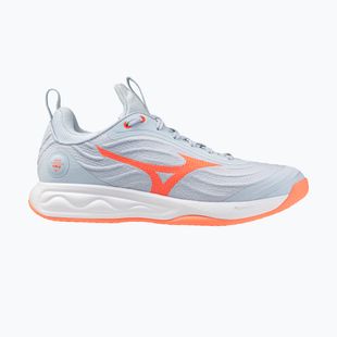 Damen-Volleyballschuhe Mizuno Wave Luminous Elite blue finch/lava orange/flamingo coral