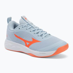 Damen-Volleyballschuhe Mizuno Wave Luminous Pro blue finch/lava orange/flamingo coral