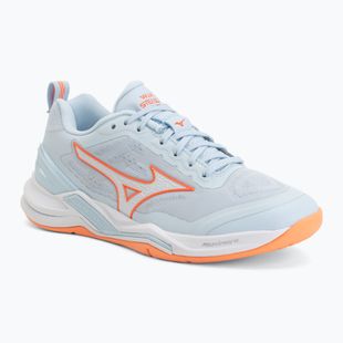 Handballschuhe Damen Mizuno Wave Stealth Elite blue finch/white