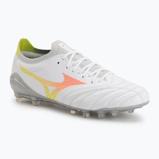Fußballschuhe Mizuno Morelia Neo V β Pro AG white/lava orange/evening primrose