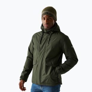 Herren-Regenjacke REGATTA Sterlings dark khaki/black