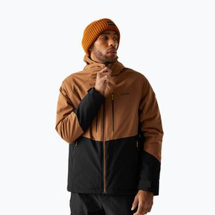 Herren Regenjacke REGATTA Highton Stretch Padded nut brown/black